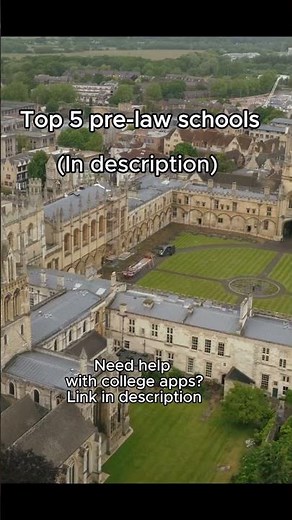 Top 5 Pre-law Schools