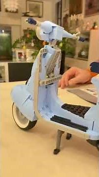 Check out this new VESPA 125 Lego after 7hrs assembling #shorts #lego