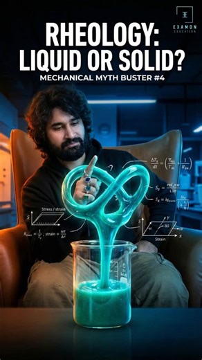 Liquid ya Solid? 🤯 | Rheology Explained 🧪 #rheology #shivamsirmechanical #mechanical #ytshorts
