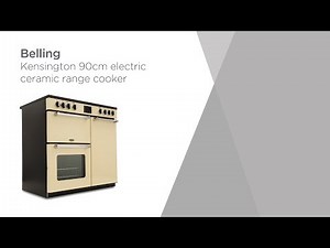 Belling Kensington 90 cm Range Cooker - Cream & Chrome | Product Overview | Currys PC World