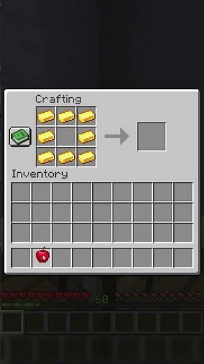 How to craft a Golden Apple in Minecraft