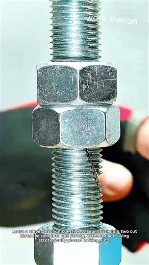 How to Join Threaded Rods #worker #process #diy #hardware #tips