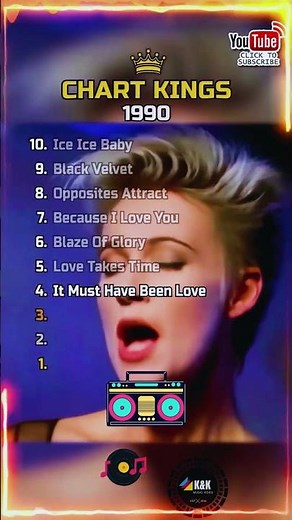 TOP Chart Hits of 1990 👑 Which One Is #1? #shorts