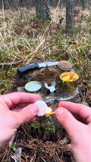 Survival Skills — DIY Cardboard Candle Stove #survival #survivalskills #camping #bushcraft