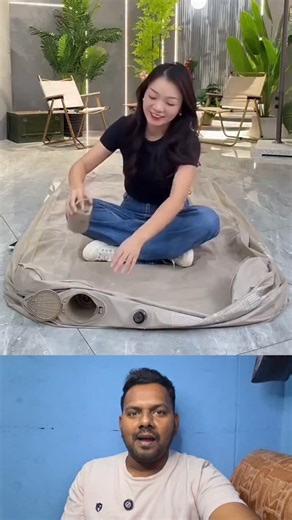 Sathish R | inflatable mattress PVC 1 Seater Inflatable Sofa | Instagram