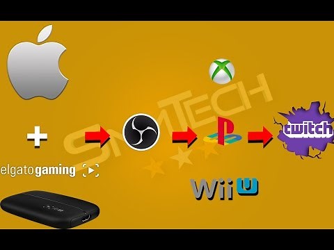 How To Stream Using OBS, For The PS4, Xbox One, & Wii-U On Mac With Elgato Capture Card - Explained