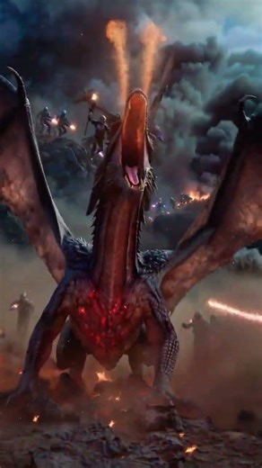 dragon war with aliens#gameofthrones #houseofthedragon #dragon #space #alien