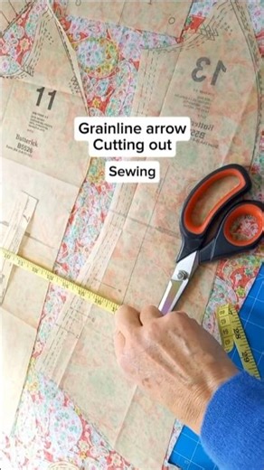 Use the Grainline Arrow Properly | Sewing shorts