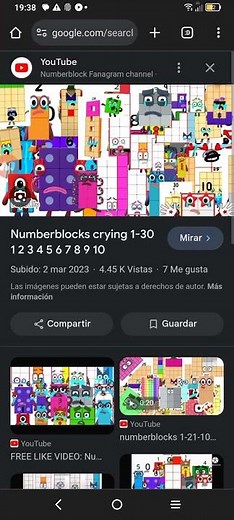 Numberblocks crying 1-30
