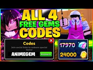 All Roblox Anime adventures FREE Gem Codes (Roblox AA)