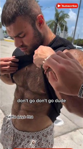 Giant Hairy Guy and Yo Scene outside #shorts