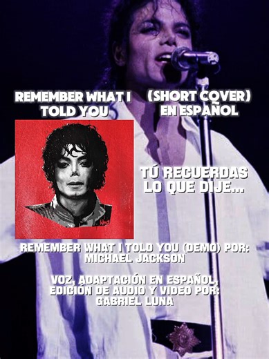 Cover en Español de 'Remember What I Told You'