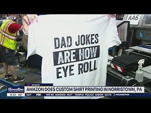 Amazon offers custom shirt printing in Pennsylvania