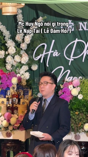 @Mc Host Huy Ngô với phần chia sẻ câu chuyện tình yêu và mở đầu buổi lễ nhẹ nhàng ấm áp . #nkhweddinghost #mchuyngo #rapdepthanhhoa #weddingtiktok #fyp