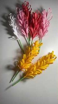Fabrication de fleur en papier facile #craft #diy #paper #flowers