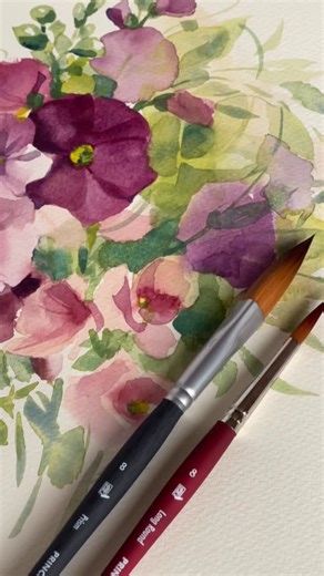 Katrina Pete on Instagram: "New year and new paintings coming to life❄️, After a much needed break, I’m back in the studio planning new tutorials and classes, and new collections. I always start January with a review of last year’s goals and ideas , and I plan ahead for the coming year. I’m not the most organized person but I like to have a big picture idea of what I want to do. One of those things is to start a monthly print club. I will post more details soon, but I hope you all had a peaceful