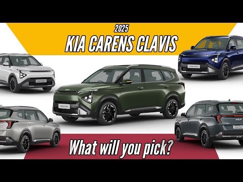 2025 Kia Carens Clavis - All Color Options - Images | AUTOBICS