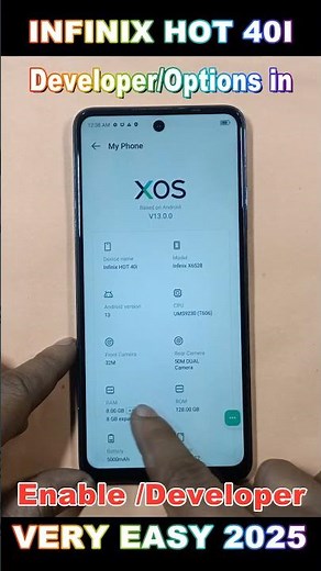 Infinix Hot 40i On Developer Options Settings / Infinix Hot 40i Oem Unlocking Enable Develope 2025//
