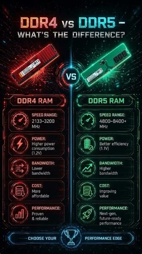DDR4 vs DDR5 – What’s the Bandwidth Difference? ⚡