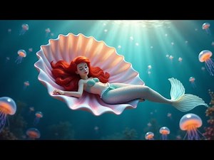 Ariel Sleeping Underwater 🌙 Calm Ocean Lullaby for Deep Sleep & Relaxation