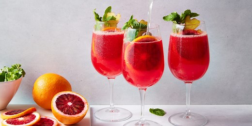 Blood Orange Mocktail Spritzer Makes Dry January Easier Than Ever