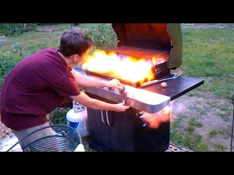 Propane Gas Grill Explosion