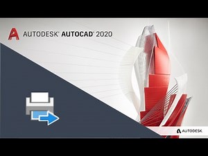AutoCAD 2020 - Lec 134 Papírtérből történő nyomtatás