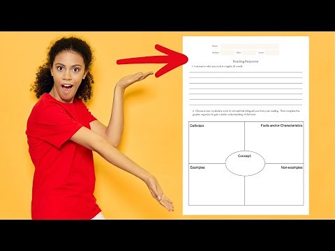 Reading Response Explanation (Worksheet Included!)