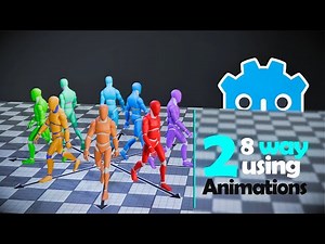 How I Made 8-Way Character Movement Using Just TWO Animations | Godot Tutorial