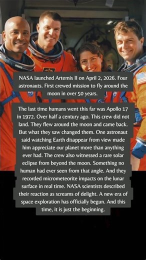 NASA Just Sent Humans Around The Moon For First Time In 50 Years