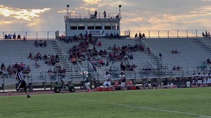 Cade Segura launches a DEEP ball for the Eagles for a touchdown Pleasanton Athletic-Booster | Pleasanton Express