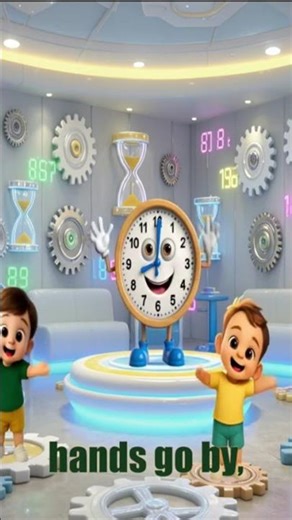 The Happy Clock: A Fun Nursery Rhyme for Kids #animation #fun #shorts #shortvideo #kids