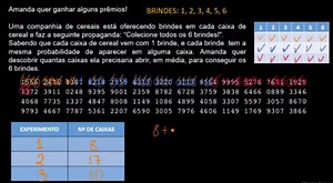 Lista de números aleatórios para realizar experimentos
