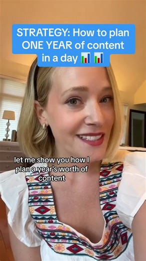 14 reactions | How I plan a year's worth of content in ONE day for my business and for my Social Media Management clients! #contentstrategy #contentplanning #socialmediamanager #socialmediamanagement #freelancer #freelancertips #contenthacks #socialmediahacks | Rachel Pedersen | Facebook