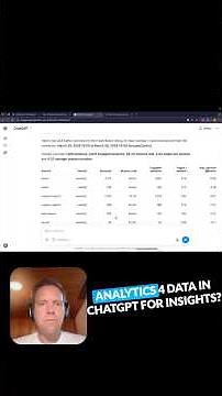 Ask ChatGPT About Your GA4 Data (AI Analytics in 1 Minute, No Code)