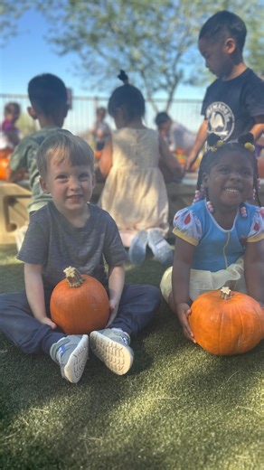 If you need us we’ll be at the Pumpkin Patch! 🧡 #MagicPumpkins #MakingMemories #Preschool #PrimroseProud | Primrose School of North Phoenix