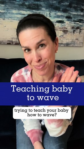 👋 Do any of these look like how your babies waving right now? In the beginning, baby waves can look all kinds of ways. As your baby becomes more coordinated with their arms and hands, their wave will start to look more like yours! Most babies start to wave between 8 and 12 months. #imitation #speechtips #newmom #toddlerdad #earlyintervention #newparents #waving #byebye #gestures #16by16 #slp #speechtherapy