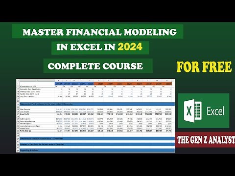Build A 3-Statement Financial Model Like A Pro In 2024 | Excel Tips and Tricks
