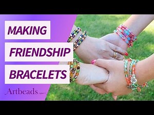 How to Make Friendship Bracelets with Stretch Cord and Knotting Techniques