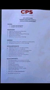9.1K views · 39 reactions | X10 Grade C Security Officers  Email: recruit@cprotections.co.za | Precious Mkhatshwa | Facebook