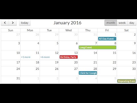 Implement Event/Scheduler calendar using ui-calendar in AngularJS