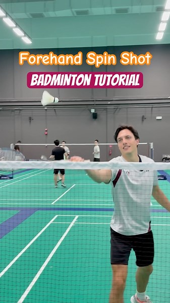 Master the Forehand Outside Spin Shot | Badminton Trick & Technique Tutorial #badmintonskills