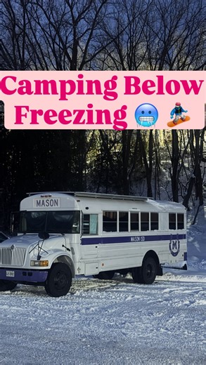 ❄️ Prepping for winter adventures in the bus! 🚌✨ Kicked off the season at Nordic Mountain and Little Switzerland Ski Resort. Spent the night in a Wal-Mart parking lot, cozy with insulated curtains and a diesel heater keeping us warm at 65°. Not perfect, but a solid start to our winter journey! 🌟 #BusLife #WinterReady #SkiAdventures #LetsEatMud | Rooted In Joy