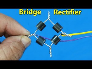 Rectifier "Half-Wave/Full-Wave/Full-wave Bridge"
