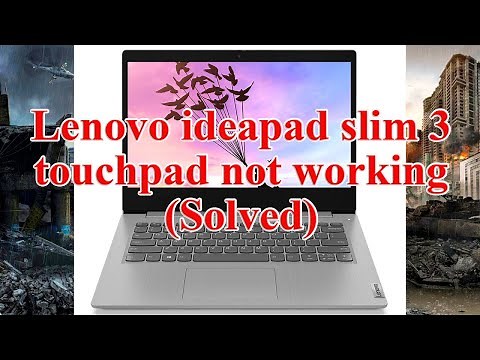 Lenovo Idepad Slim3 Touchpad not working [solved]