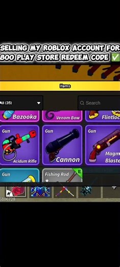 selling my Roblox account ✅ #bloxfruits #roblox