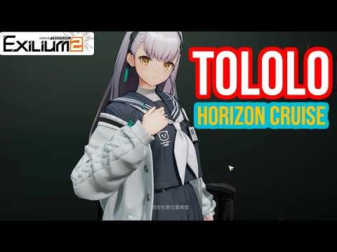[Girls' Frontline 2] Tololo (AK-Alfa) - Horizon Cruise Outfit Showcase & Dorm Animations