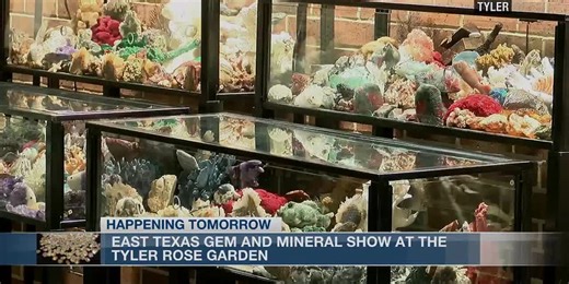 28th East Texas Gem and Mineral show enters day 2 in Tyler