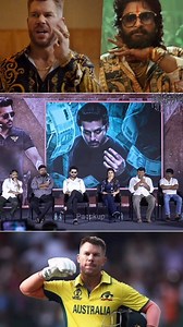 David Warner acting anta 💥 #pushpa2 #davidwarner #alluarjun | Pacckup