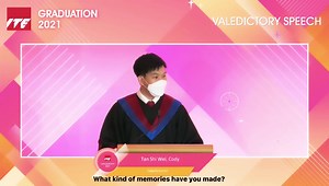2021 Valedictorian Cody Tan delivered a powerful speech at ITE Graduation ceremony. Such words of wisdom from an exuberant and inspiring youth!👨🏻‍🎓Fun fact: Cody was the first runner-up of ITE College East Public Speaking Competition in 2019. 😃👍🏼 #iteproud #itegraduation2021 #valedictorian | Institute of Technical Education, Singapore